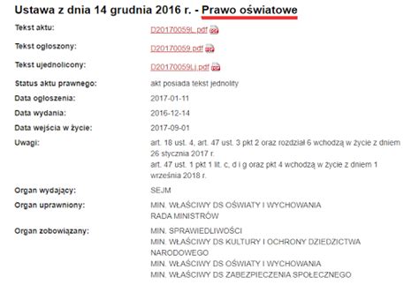 Ustawa Z 14 Grudnia 2016 R Prawo Oświatowe Ustawa Prawo oswiatowe 14.12.2016 - Pobierz pdf z Docer.pl